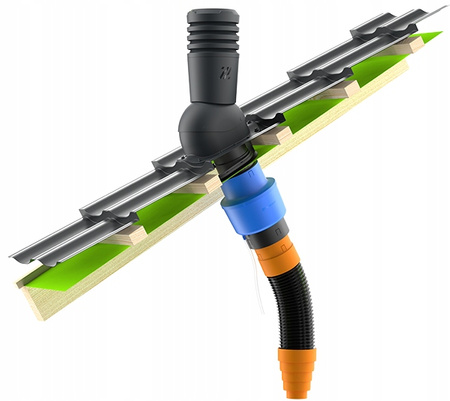 Kominek ocieplony Krono Plast SMARTLINE 150 mm